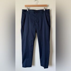 NWOT SAVILE ROW NAVY BLUE MENS PANTS SIZE‎ 36x32